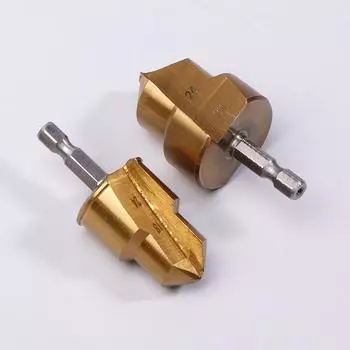 Титановый покрытый PPR подъемный бур для ремонта водопроводных труб, набор расширителей для 4:6 1 дюймовое отверстие для водопроводной трубы шестигранный хвостовик водопроводное сверло as the picture