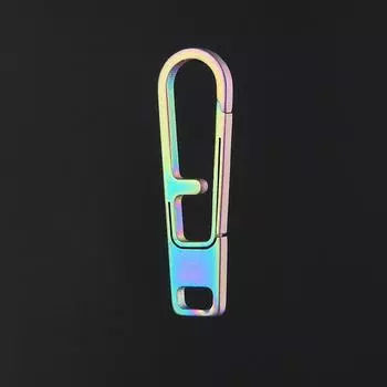 Титановый сплав застежка-молния съемник заголовок аксессуары соединитель брелок для ключей портативный небольшой инструмент для сумки одежда фурнитура разноцветный