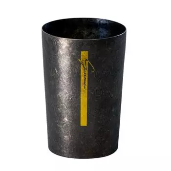 Титановый стакан HORIE GUNMETA No Family Свадебный подарок No Черный, Имя, День матери, День отца, Подарок, HORIE, День рождения, Выход на пенсию, Праздник,