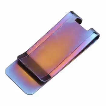 Титановый зажим для денег, простая умная скрепка для бумаг, зажим для карт, ножницы для купюр, дорожные принадлежности [KOKUNGKUAN] (просто)