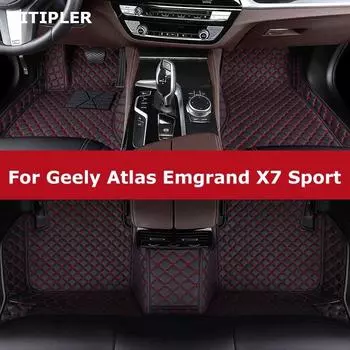 TITIPLER пользовательские автомобильные коврики для Geely Atlas Emgrand X7 спортивные авто ковры аксессуары для ног Coche 2016-2023 Atlas чёрный