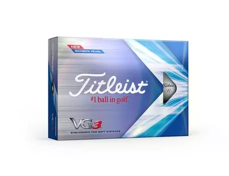 Titleist 22VG3 Golf Ball Unisex T3027S Rainbow Pearl