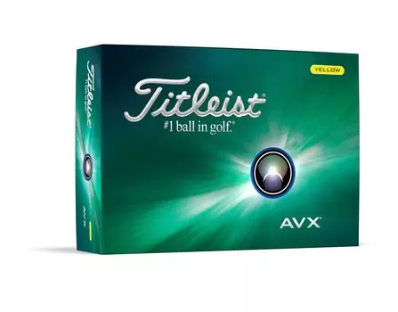 TITLEIST Golf Ball 24 AVX YELLOW DZ Unisex Yellow