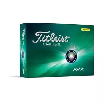 TITLEIST Golf Ball 24 AVX YELLOW DZ Unisex Yellow