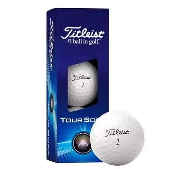 Titleist Golf Ball 24 TOUR SOFT 3P Sleeve T4014S-3PJ (3 pieces) (White/FF/Men s)