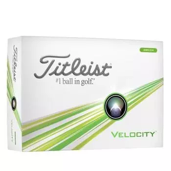 TITLEIST Golf Ball 24 VELOCITY GREEN DZ Unisex Green