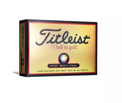 TITLEIST Golf Ball HVC SOFT FEEL 2 Pieces 12 Pieces White 1HVSF-J