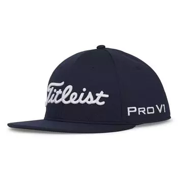 Titleist Tour Elite Flat Bill Cap, Men s, Navy White, 57.0-59.0 cm