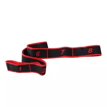Tiuimk Elastiband Сопротивление Loop Band 8 Gym Йога Упражнение Растяжка Упражнение 90 см 15 кг Женщины (Красный, 90x4см)