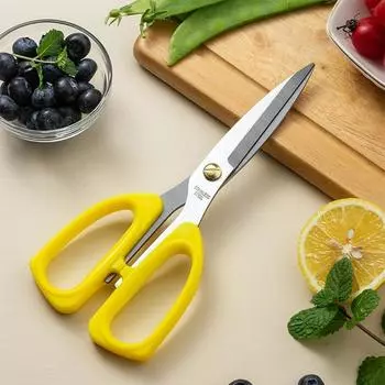 TJ POP Кухонные ножницы из нержавеющей стали Многофункциональные ножницы для куриных костей Рыба Пищевые ножницы Домашние бытовые ножницы Кухонные принадлежности