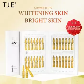 TJE377 Отбеливающая эссенция Ampere 28 штук увлажняющая, смягчающая, удаляющая желтизну, удаляющая черную кожу и осветляющая ее