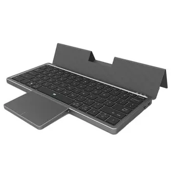 TJK Bluetooth Small Wireless Compatible with US English Tablet Bluetooth Keyboard with 78 Work from Compatible with Keyboard, Keyboard, чёрный