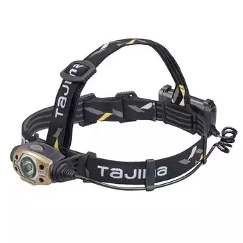 TJM Design Tajima LED headlight C501D set with dedicated rechargeable battery black gold LE-C501D-SP