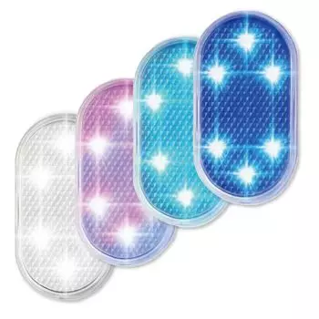 TJQ Car Light, LED Ambient Light, Interior LED Light, Car USB, Set of 4