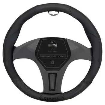 ТЮНИНГ Тюнинг MOMO BLACK EDITION Momo Чехол на руль Чехол на руль ИТАЛИЯ Италия Милан чёрный
