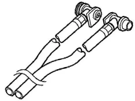 TK8050H0688 Panasonic Water Purifier Alkaline Water Purifier Water Hose Conditioner/Water Conditioner/Alkaline Supply/Discharge (1.5м)