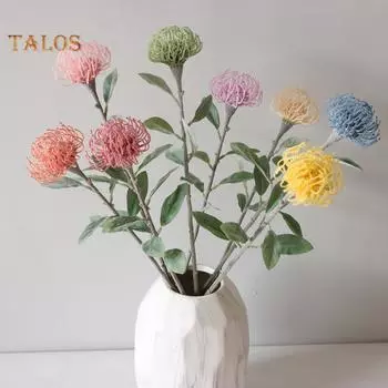 TK 1 шт. искусственная подушечка для иголок цветок растение DIY вечерние свадебные домашние наклейки зелёный