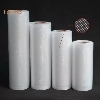 TK Прозрачный вакуумный упаковщик Еда Фрукты Овощи Свежий мешок для хранения Рулонный мешок 15x500cm прозрачный