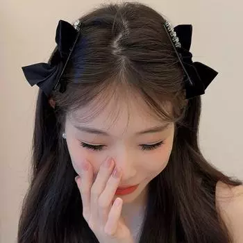 Ткань Бархатный Бантик Заколка Для Волос Бантик Шпилька Милые Дети