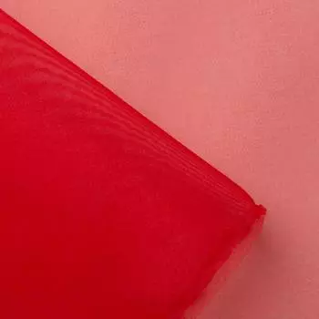 Ткань Cosmo Textile Polyester Organdy Ширина 112 см x 10 м Cut Cut Red Supplies DD391-149-10M Рукоделие/Ручная работа