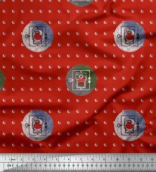 Ткань диска ткани сатинировки Крепе Соимои Японии печатает метражом 42 дюйма 42 Inch Wide - Poly Crepe чёрный