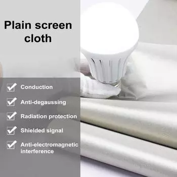 Ткань для экранирования RFID, блокирующая электромагнитные помехи, WiFi/RF, ткань для защиты от электромагнитного излучения, магнитная анти-помеха сигнала, высокоэкранирующая проводящая ткань для RFID-кошельков S