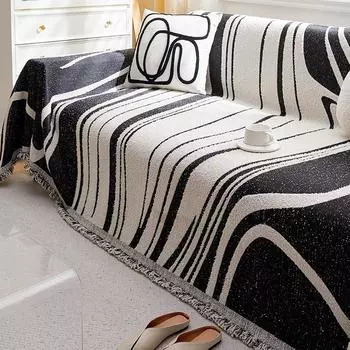 Ткань для чехла на диван Four Seasons, универсальное полотенце для дивана, против царапин, подушки для сидений в гостиной, полностью покрытое, простое современное тканевое покрывало для дивана, одеяло 180*130cm