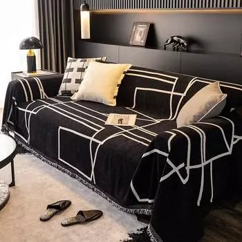 Ткань для чехла на диван из синели, универсальное простое современное полотенце для дивана на четыре сезона, не царапающееся покрывало для дивана, полотенце, чехол для дивана, одеяло 180*130cm