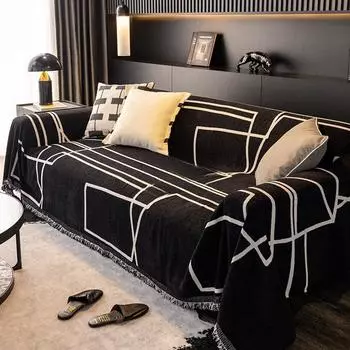 Ткань для чехла на диван из синели, универсальное простое современное полотенце для дивана на четыре сезона, не царапающееся покрывало для дивана, полотенце, чехол для дивана, одеяло 180*130cm