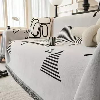 Ткань для чехла на диван, новая синель, универсальный чехол для дивана на четыре сезона, полотенце, полное покрытие, пылезащитная подушка для дивана, защита от песка 180*130cm