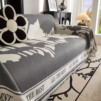 Ткань для чехла на диван, синельное полотенце для дивана, двусторонний универсальный чехол для дивана, полностью покрытый, не царапающий чехол, полотенце 180X130