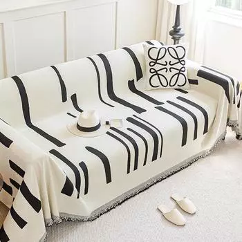 Ткань для чехла на диван, всесезонная универсальная новая подушка для дивана, синельное универсальное полотенце для дивана с защитой от кошачьих царапин 180*130cm