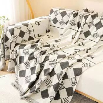 Ткань для чехла на диван, защита от кошачьих лап, новинка, универсальный универсальный чехол для четырех сезонов, высококачественный универсальный универсальный чехол, полностью покрытый чехол, утолщенное полотенце для гостиной 180*130cm