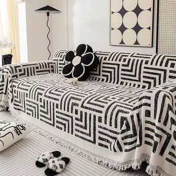 Ткань для чехлов на диван из пряжи Mao Mao, роскошь зимнего света и ощущение высокого класса, одеяло для чехла на диван с защитой от кошачьих царапин, новое утолщенное полотенце для дивана 180*130CM