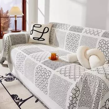 Ткань для чехлов на диван на все времена года, универсальное полотенце для дивана «все включено», защита от кошачьих царапин, нескользящее одеяло с полным покрытием 180*130cm