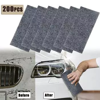 Ткань для чистки царапин на автомобиле Ткань для ремонта царапин нано-флеш-ткань Автомобильная краска Глубокий ремонт царапин нано-блестящая ткань Полироль для автомобиля