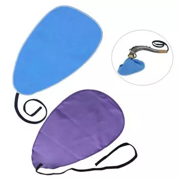 Ткань для чистки внутренней камеры из искусственной замши для чистки духовых инструментов саксофона/флейты/кларнета с помощью веревки фиолетовый