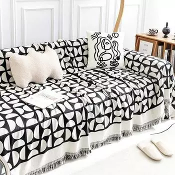 Ткань для дивана, защита от кошачьих когтей, новый четырехсезонный универсальный высококачественный универсальный универсальный чехол, полное покрытие, утолщенный стиль для гостиной 180*130cm