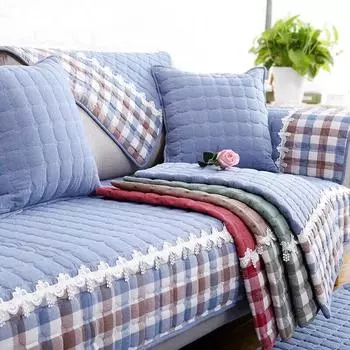 Ткань для диванных подушек из чистого хлопка, простая, современная, на все времена, противоскользящая, комбинированная, осенне-зимняя, всеобъемлющая, многоцветная. 70*70