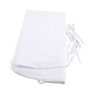 Ткань для драпировки свадебной арки 28 дюймов x 20 футов, элегантная декоративная прозрачная занавеска для заднего фона, подвесная драпировка для бара White 1 Piece