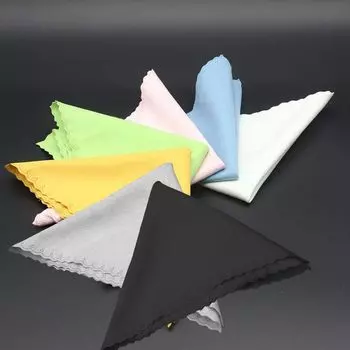 Ткань для инструментов 25 см x 25 см Ткань для струнных инструментов 7 штук Чистящая ткань Ткань для инструментов Впитывающая Ткань для чистки гитары Фибра Виолончель Скрипка