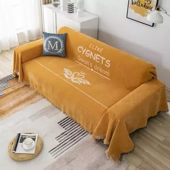 Ткань для покрытия дивана с защитой от царапин, ткань премиум-класса, универсальный чехол для дивана, подушка, пылезащитное утолщенное синельное полотенце с полным покрытием 180*180cm