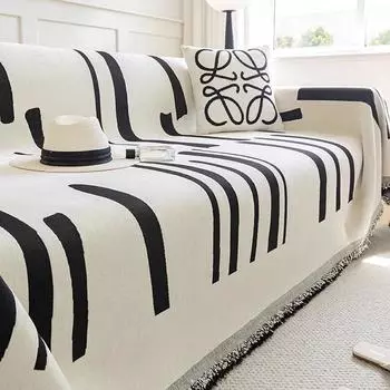 Ткань для полного покрытия дивана на все времена года, одеяло для дивана из синели с защитой от кошачьих когтей, пыленепроницаемый чехол для дивана, универсальный комплекс «все включено» 180*130cm