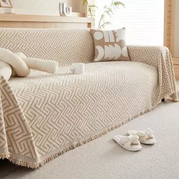 Ткань для полотенец для дивана из синели, универсальный универсальный чехол для четырех сезонов, одеяло, прямой ряд, нескользящая подушка для дивана 180X130