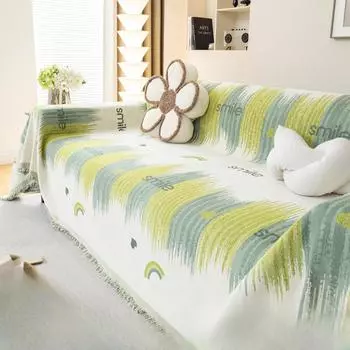 Ткань для полотенец для дивана из синели, универсальный чехол для дивана с защитой от царапин, нескользящий утолщенный чехол для дивана, четыре сезона 180*130