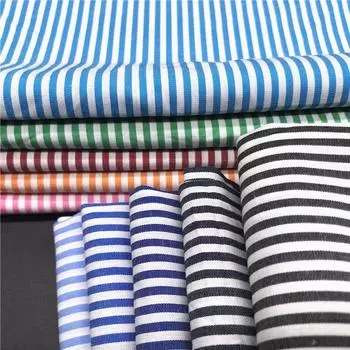 Ткань для рубашек и платьев из хлопчатобумажной пряжи в тонкую полоску 40-х годов Over 1000 meters