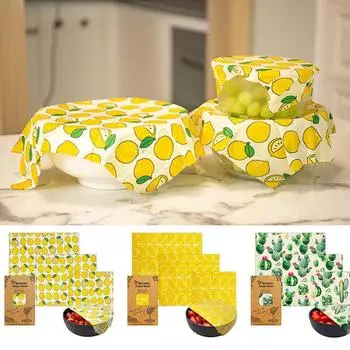 Ткань для сохранения свежести пчелиного воска, пищевая ткань для сохранения свежести, портативная ткань для кухни из пчелиного воска