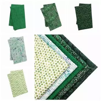 Ткань Хлопок Лоскутная ткань Группа 5 цветов Группа DIY Ткань для рукоделия 25*22cm