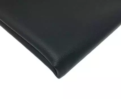 Ткань из искусственной кожи KMS ширина 135см ручная работа DIY производство (1м, черный)