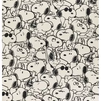 Ткань KIYOHARA PEANUTS Snoopy Оксфорд однотонный KN поколение 109 см ширина x 1 м отрез 771270